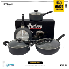 Set Hudson Teflon 4pz Antiadhrente