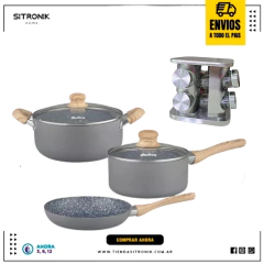 Set x3pz Hudson Ceramica Con Especiero