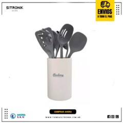 Set De Utensilios De Cocina Hudson 7 Piezas Nylon - comprar online
