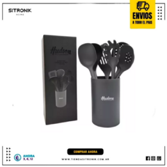 Set De Utensilios De Cocina Hudson 7 Piezas Nylon - comprar online