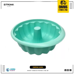 Flanera Silicona 25cm Verde Aqua - comprar online