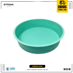 Molde Para Torta Silicona 21cm Verde Aqua - comprar online