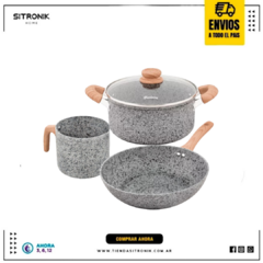 Kit Hudson Apto Induccion 3pz Ceramica