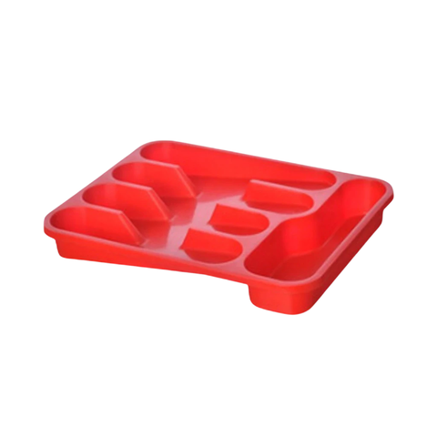Cubiertera Gemplast 5 Divisiones Rojo - comprar online