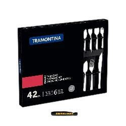 Juego De Cubiertos Tramontina Malibu En Acero Inoxidable 42 - comprar online