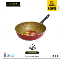 Wok Jovifel Rivoli 28cm Antiadherente