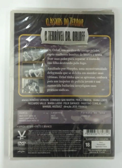 Dvd - Clássicos do Terror - O Terrível Dr. Orloff - LACRADO - comprar online