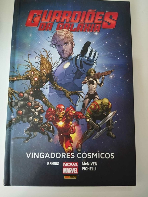 Hq - Guardioes Da Galaxia - Vingadores Cósmicos - Nova Marvel - Capa Dura - Bendis - Mcniven Pichelli