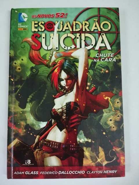Hq - Esquadrão Suicida - Chute Na Cara - Os Novos 52 - Capa Dura - Dc - Adam Glass - Federico Dallocchio ...