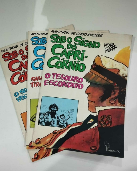 Hq - Sob O Signo De Capricórnio - 3 Volumes - Aventuras De Corto Maltese - Hugo Pratt