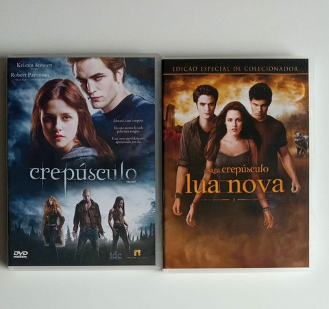 DVD DUPLO - A SAGA CREPÚCULO: CREPÚSCULO E LUA NOVA
