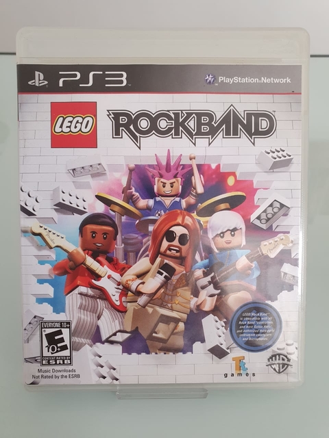 Dvd - Jogo Ps3 - Lego Rockband Ps3