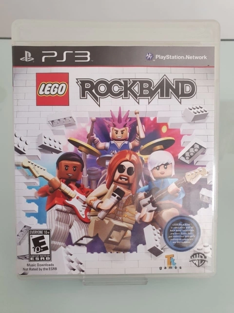 Dvd - Jogo Ps3 - Lego Rockband Ps3