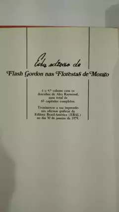 Flash Gordon Nas Florestas De Mongo - Alex Raymond na internet
