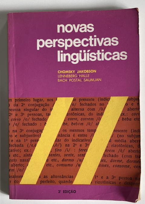 Novas Perspectivas Linguísticas - Chomsky Jakonson