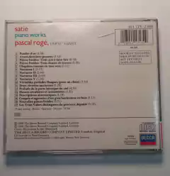 Cd - Satie: Piano Works Pascal Rogé - comprar online