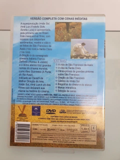 DVD - IRMÃO SOL, IRMÃ LUA na internet