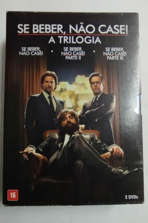 DVD BOX -SE BEBER, NÃO CASE! - A TRILOGIA - 3 DISCOS