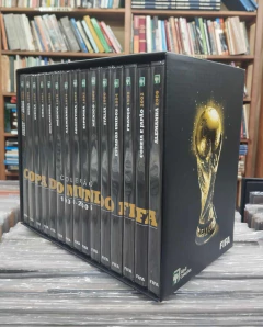 DVD BOX - PLACAR COPA DO MUNDO FIFA 1930-2006 COM FOLHETOS - Sebo Alternativa