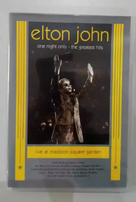 DVD - ELTON JOHN - ONE NIGHT ONLY - THE GREATEST HITS - LIVE