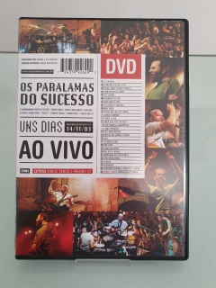 Dvd - Os Paralamas Do Sucesso – Uns Dias Ao Vivo