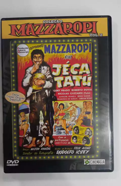 DVD - MAZZAROPI EM JÉCA TATÚ - COLEÇÃO MAZZAROPI VOLUME 2