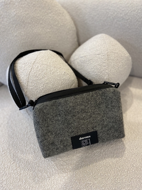 BOLSA VAUS LIVRO - CINZA MESCLA