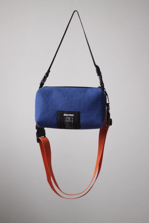 POCHETE BLOCO 3 ALÇAS - FELTRO AZUL