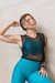 Cropped Tule Preto