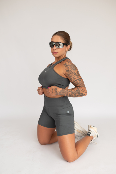 SHORT CINZA CHUMBO GO - comprar online
