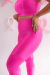 Calça Canelada Rosa Chiclete - comprar online