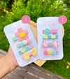 kit com 4 Hair clips ( cartela )