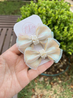 Catarina e pérolas -  Estilo de Princesa laços e acessórios infantis.