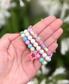 Kit Pulseiras estrelas