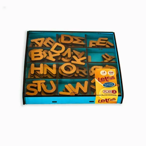 LETRAS EN CAJA MADERA PLAN Z