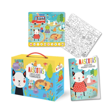 Set libro + Rompecabezas gigante 3 en 1