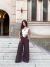 Calça wide leg alfaiataria nina
