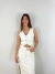 Colete feminino com recortes pespontado jennie - comprar online