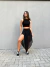 Calça feminina assimétrica de tule lótus - Santo Conceito