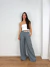 Calça wide leg alfaiataria nina - Santo Conceito