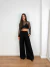 Calça wide leg alfaiataria nina
