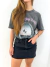 Saia curta jeans black vintage