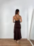 Vestido midi de alcinha com fenda hannah - comprar online