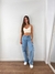 Calça wide leg cargo rolling - loja online