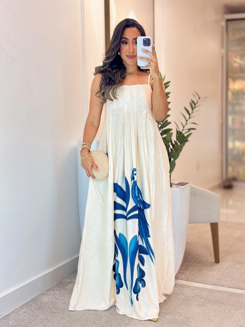 1043 - Vestido viscolinho | INSPIRAÇÃO FARM - comprar online