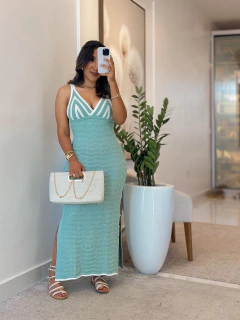 948 - Vestido tricô | Alça - Loja Boa Forma