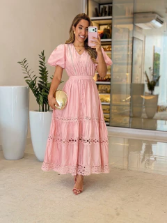 610 - Vestido Musseline | Manga Princesa - comprar online