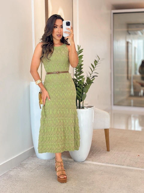 954 - Vestido tricô | - comprar online