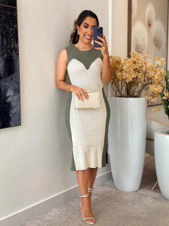 560 - Vestido tricô | Regata - Loja Boa Forma