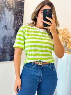 223 - Blusa algodão | listrada - comprar online